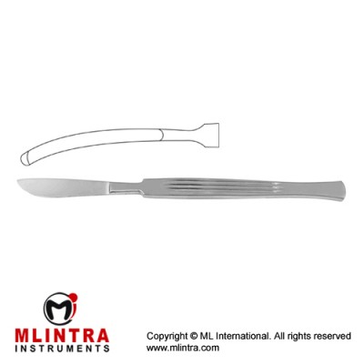 Dissecting Knife / Opreating Knife Sickle Shaped - Blunt - Fig. 46 Stainless Steel, 14 cm - 5 1/2" Dissecting Knife / Opreating Knife Sickle Shaped - Blunt - Fig. 46 Stainless Steel, 14 cm - 5 1/2"